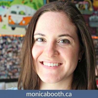 Photo of Monica Booth, author of monicabooth.ca