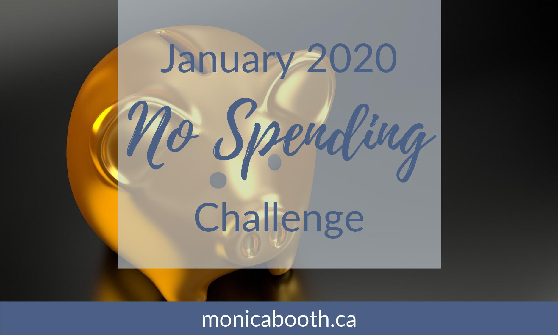 piggybank to illustrate no-spending challenge